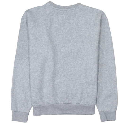 Puma Men's Grey Logo Crew Neck Pullover Sweatshirt Size S