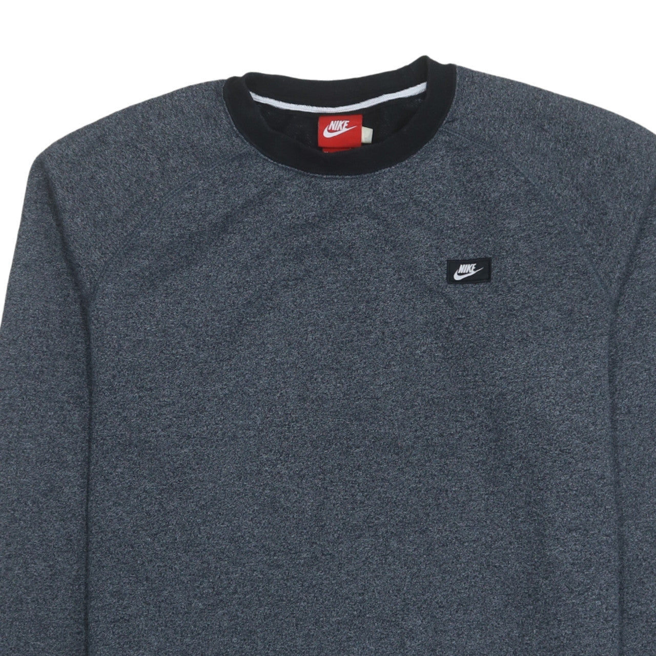 Nike Men's Grey Crew Neck Sweatshirt M Regular Fit Pullover