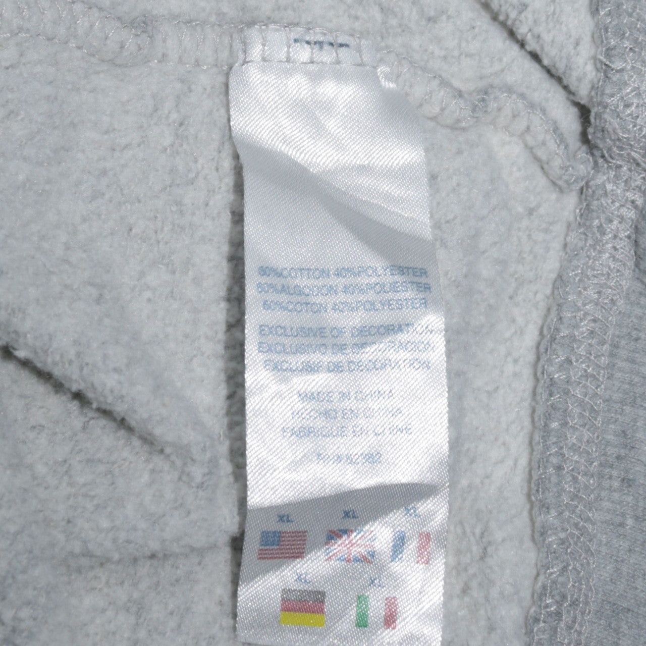 Additional view of Champion Men's Grey XL Pullover Hoodie Embroidered Logo Fleece