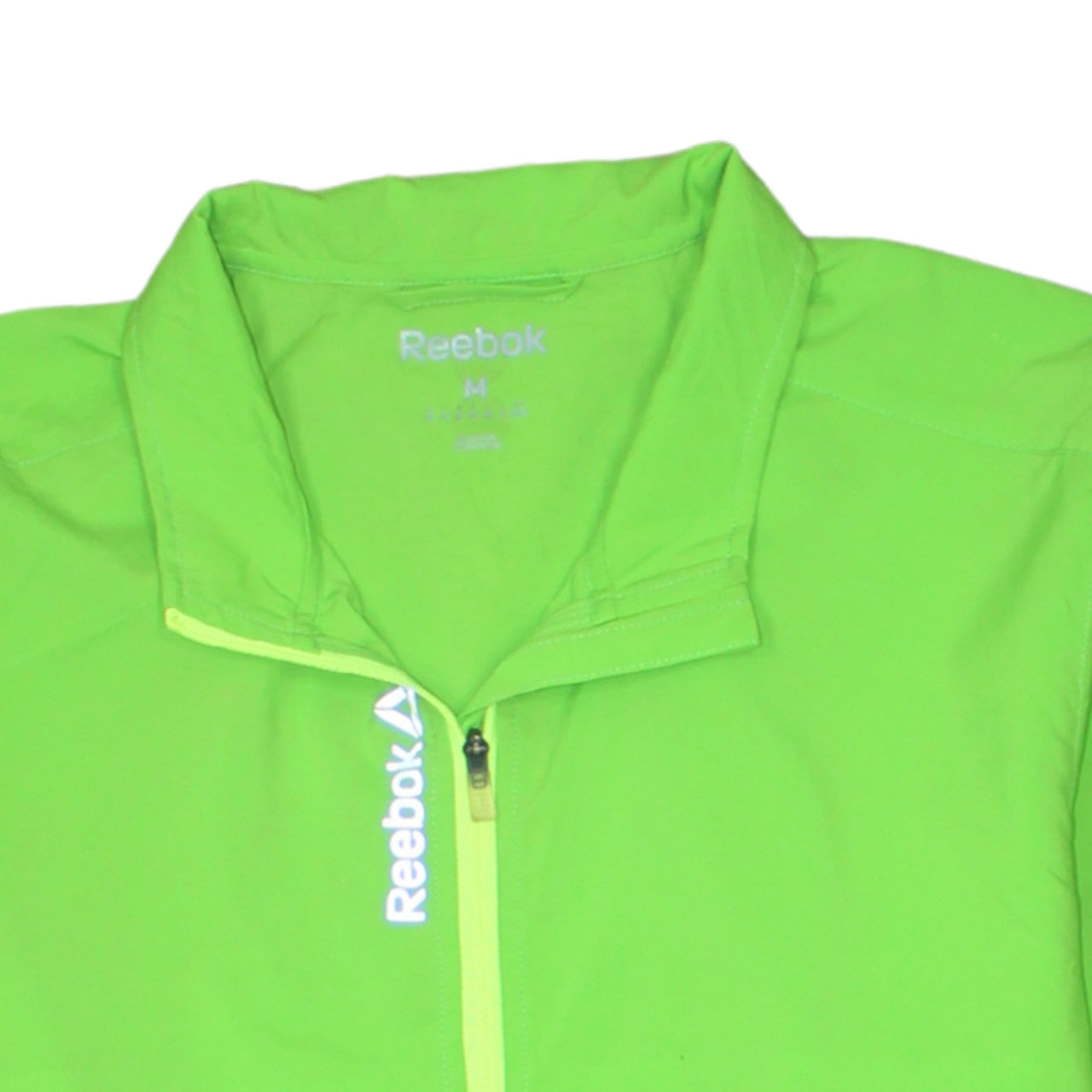Reebok Men's Green Lightweight Windbreaker Jacket Size M
