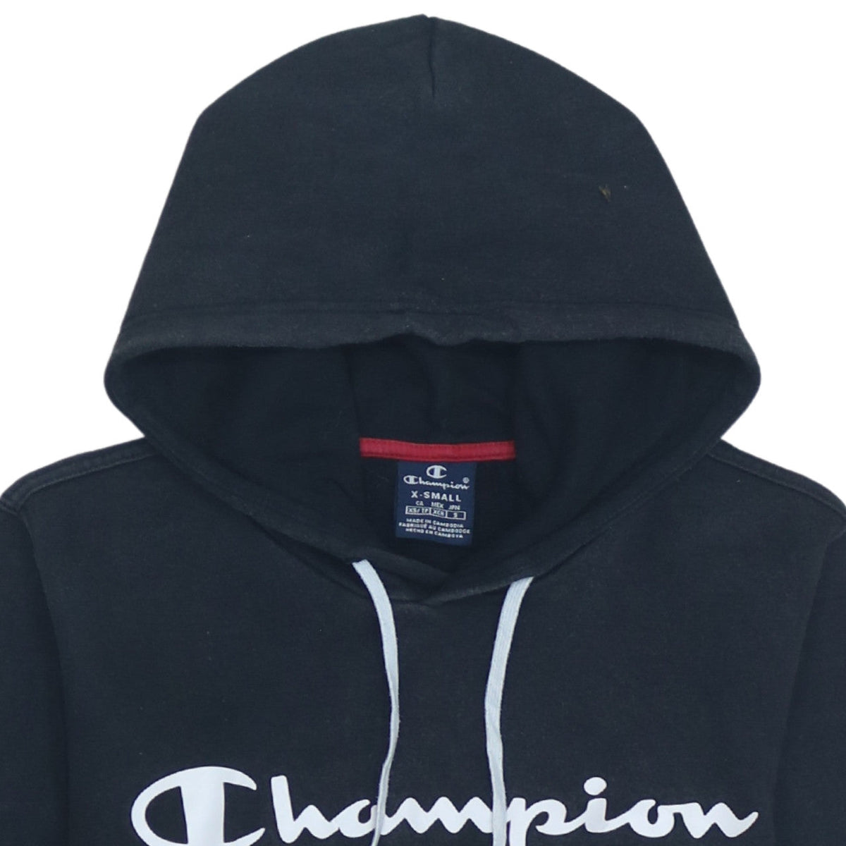 Additional view of Champion women’s black xs pullover logo hoodie