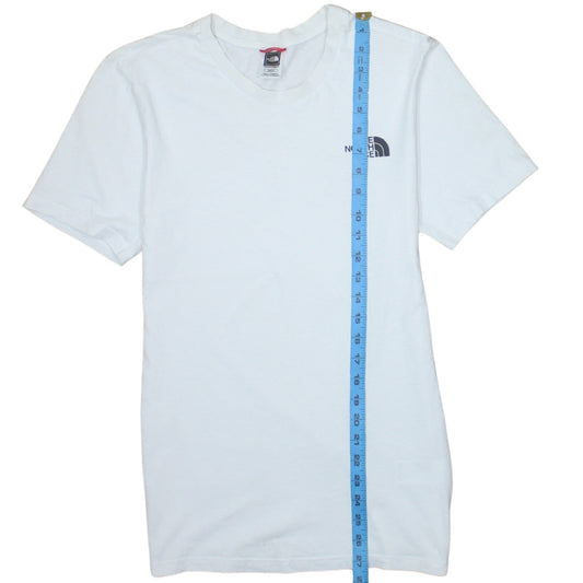 The North Face Men's White Cotton Crew Neck XS T-Shirt