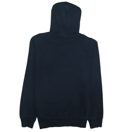 Carhartt Mens Black Pullover Hoodie M Logo Fleece Sweatshirt
