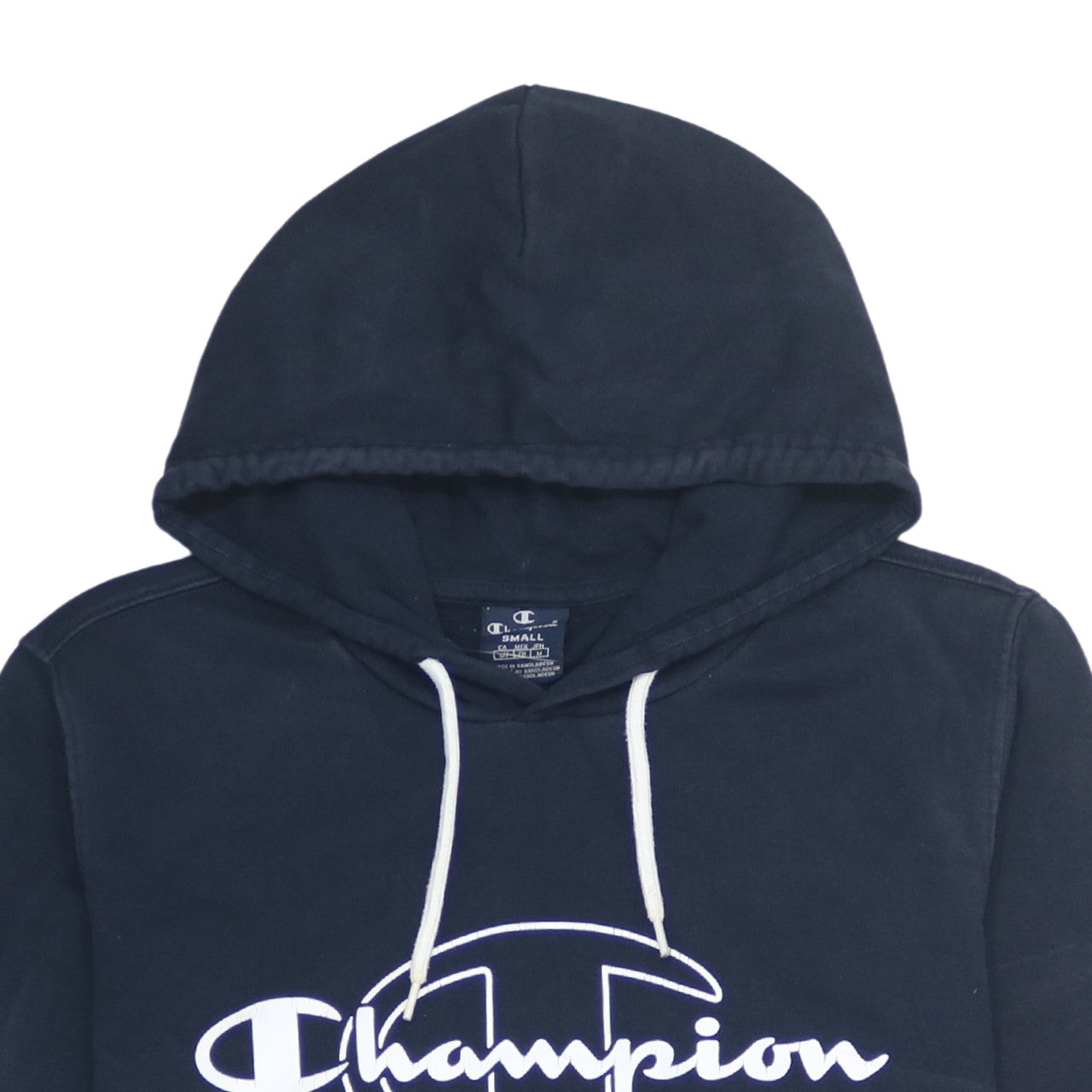 Additional view of Champion boys’ black small pullover hoodie new york logo graphic print