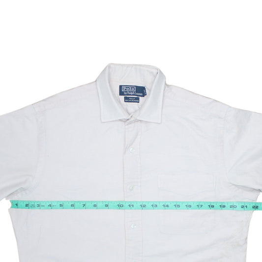 Ralph Lauren Men's White Oxford Button-Down Shirt Size 15 Classic Fit