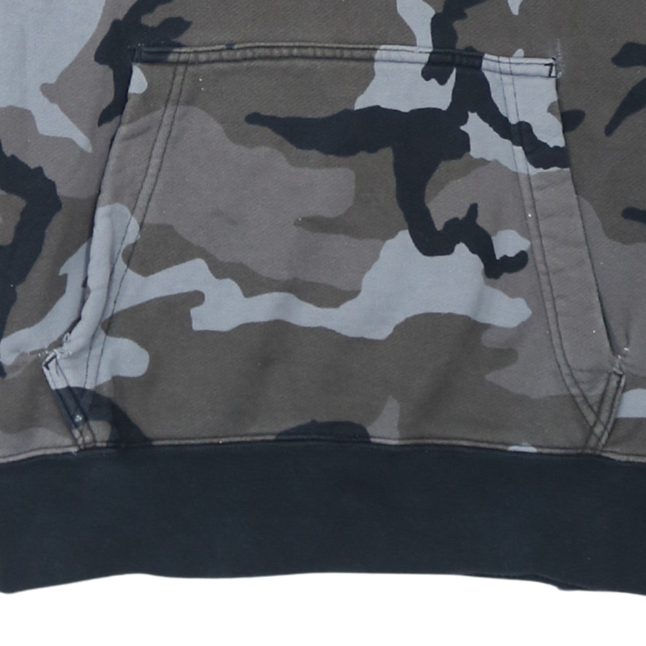 Additional view of Nike NBA Men's Grey Camouflage Pullover Hoodie, size M
