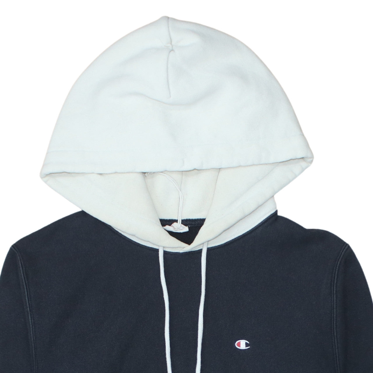 Additional view of Champion Men's Blue Small Pullover Hoodie Sweatshirt with Logo
