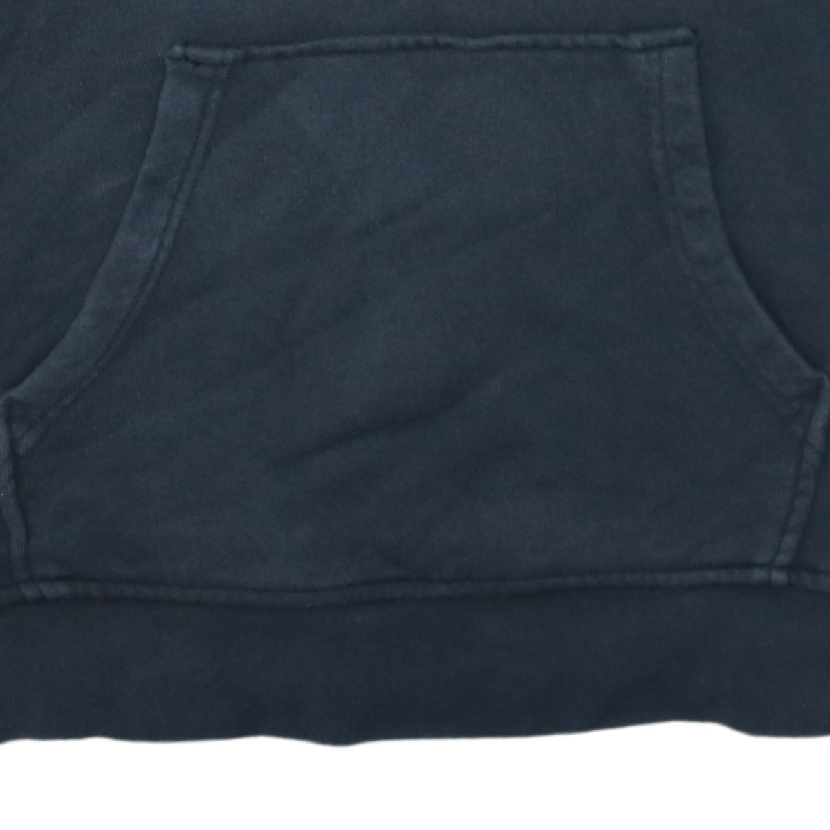 Additional view of Adidas women’s black pullover hoodie, size UK 10, cotton logo casual