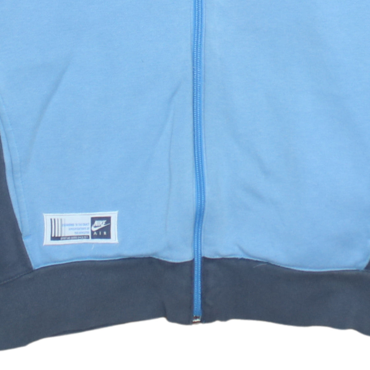 Additional view of Nike boys’ blue full zip hoodie xl 16 years faster graphic hooded sweatshirt