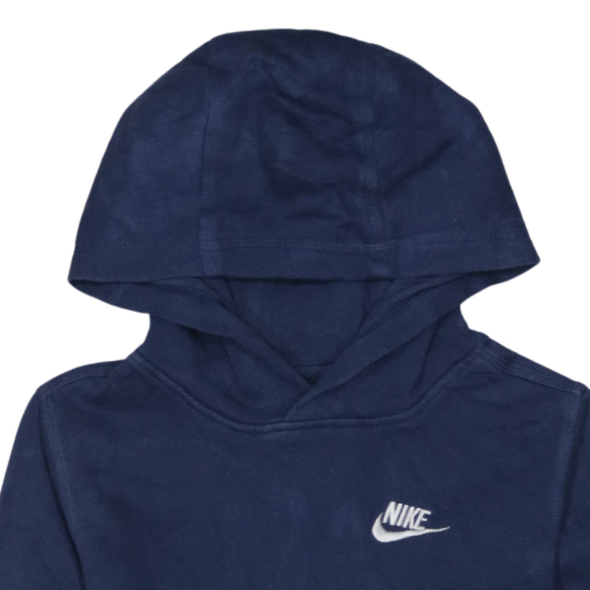 Additional view of Nike boys’ blue pullover hoodie l 147-158cm cotton blend logo sweatshirt