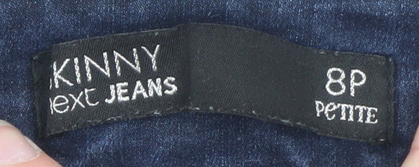 Next Women's Blue Petite Size 8 Skinny Denim Jeans