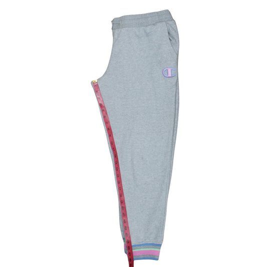 Champion Womens Grey XL Jogger Sweatpants Cotton Blend