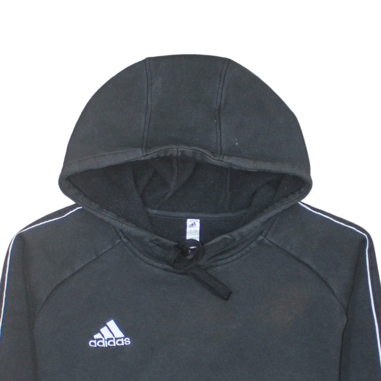 Additional view of Adidas men’s black pullover hoodie l hooded fleece sweatshirt