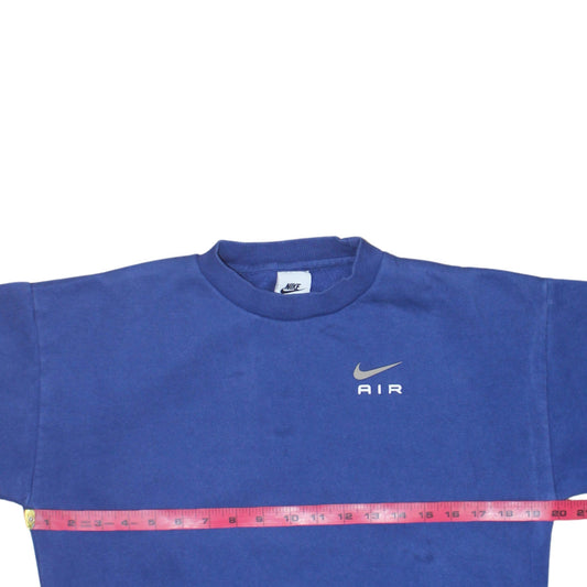 Nike Boys Blue Air Crew Neck Pullover Sweatshirt M 137-147cm