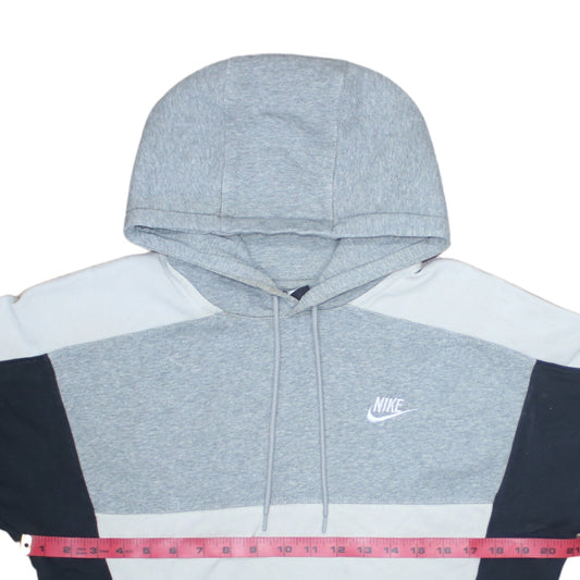 Nike Men’s Grey Pullover Hoodie Small Regular Fit Sportswear