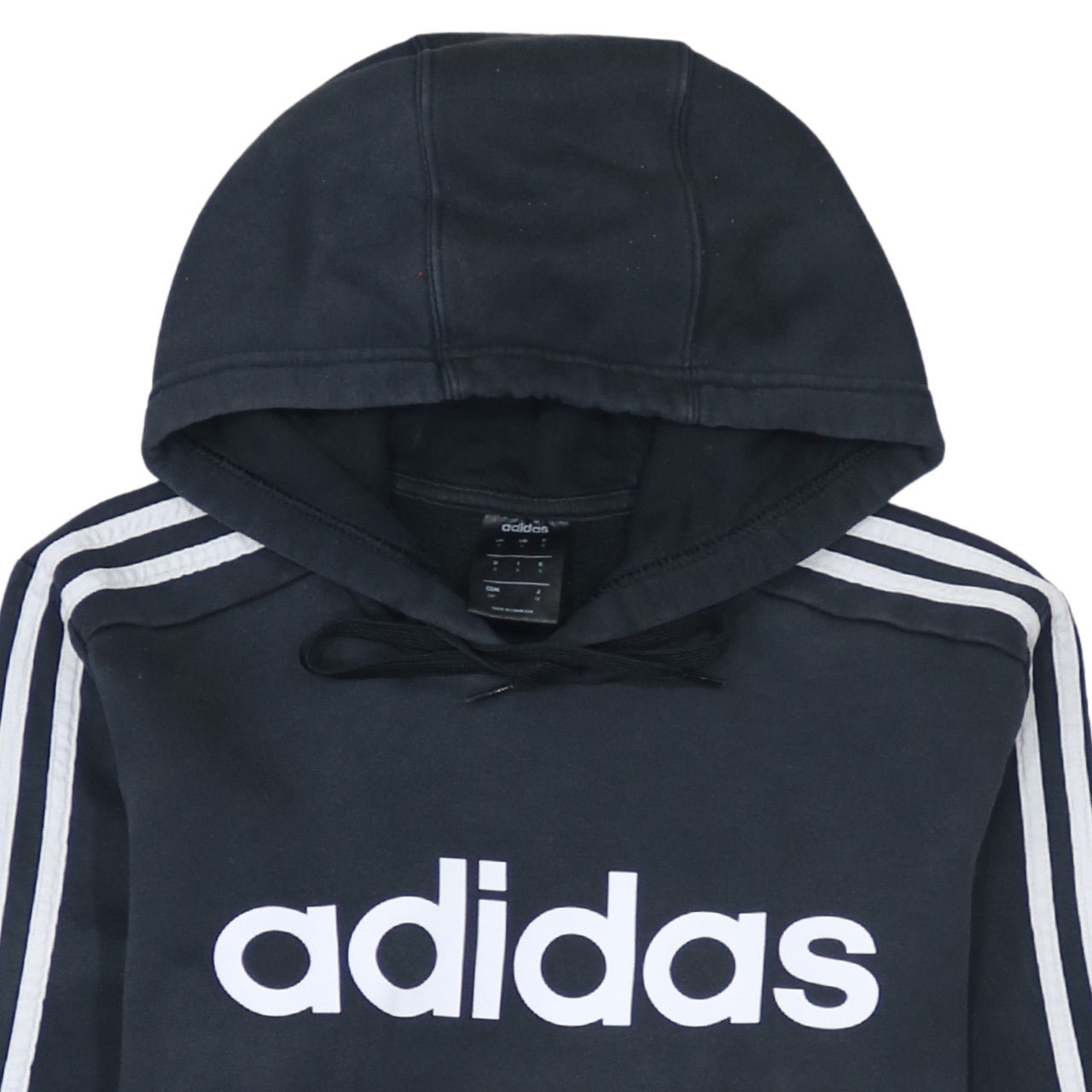 Additional view of Adidas men’s black small pullover hoodie hooded sweatshirt