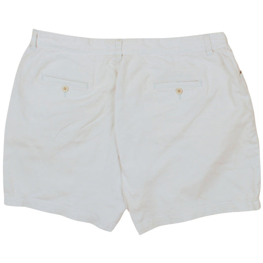 Lee Women's White Chino Shorts Size 18 Cotton Blend