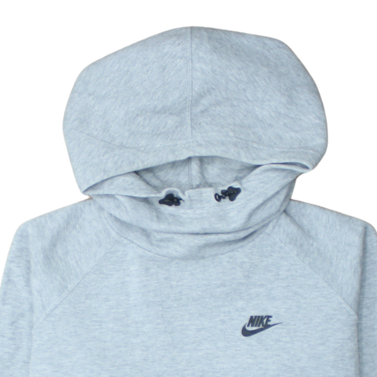 Additional view of Nike Women Grey Hoodie Large Pullover Long Sleeve Cotton Blend