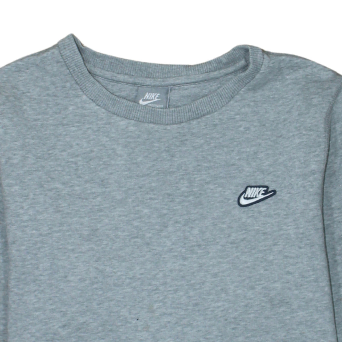 Additional view of Nike Men's Grey Crew Neck Pullover Sweatshirt, size S