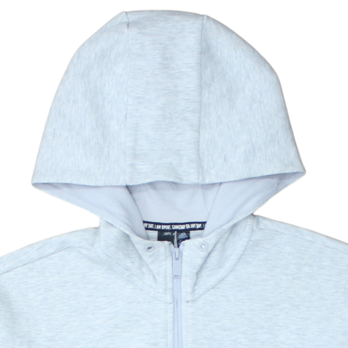 Additional view of Adidas Women’s Grey Full Zip Hoodie Small Sportswear
