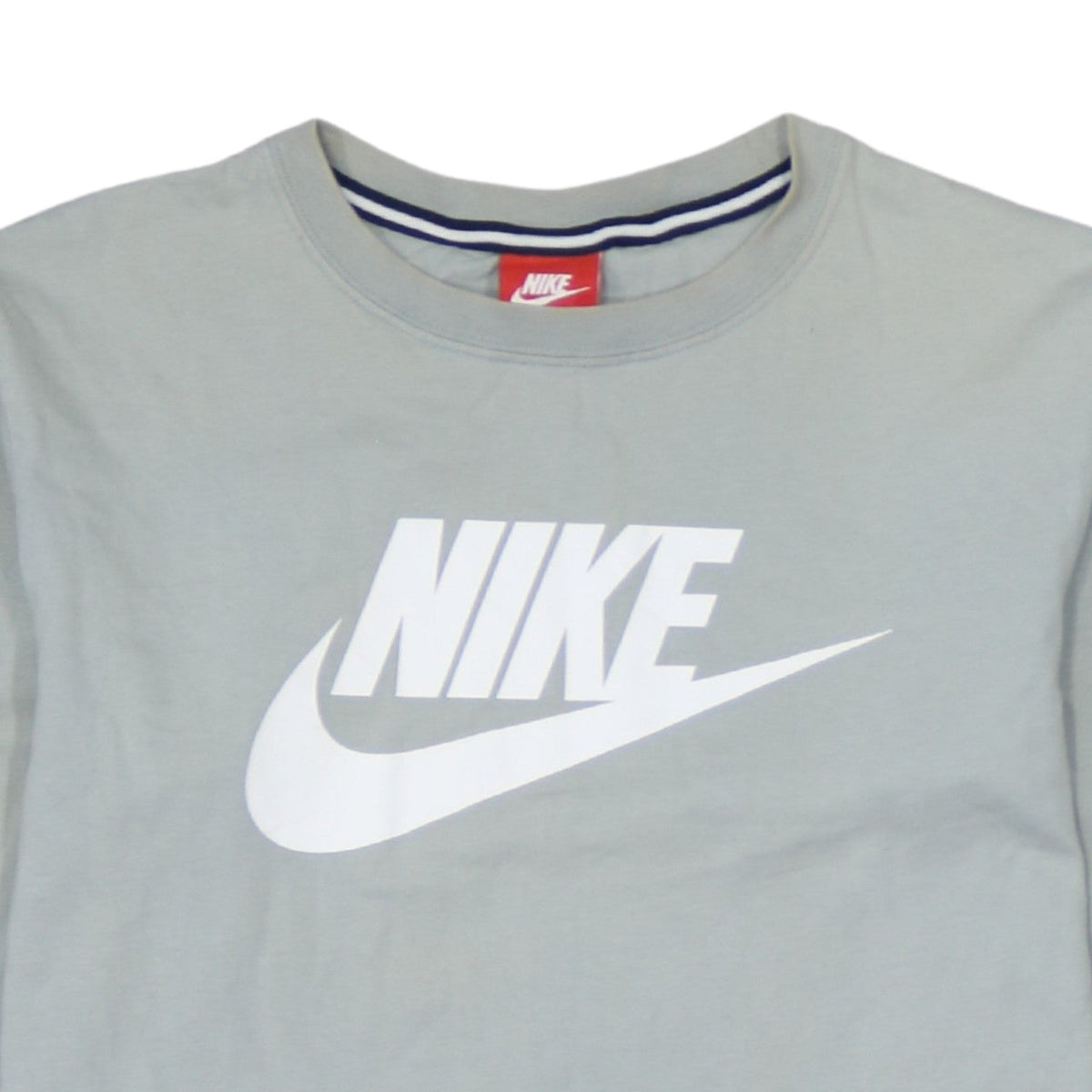 Additional view of Nike Men's Grey Long Sleeve Graphic Logo Top XS
