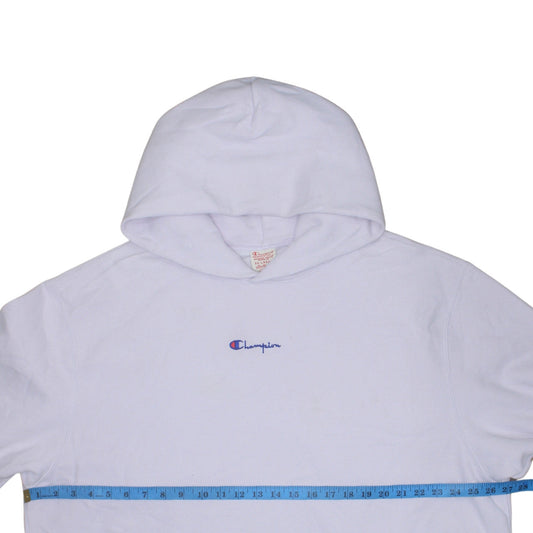Champion Womens White 2XL Reverse Weave Pullover Hoodie Sweatshirt