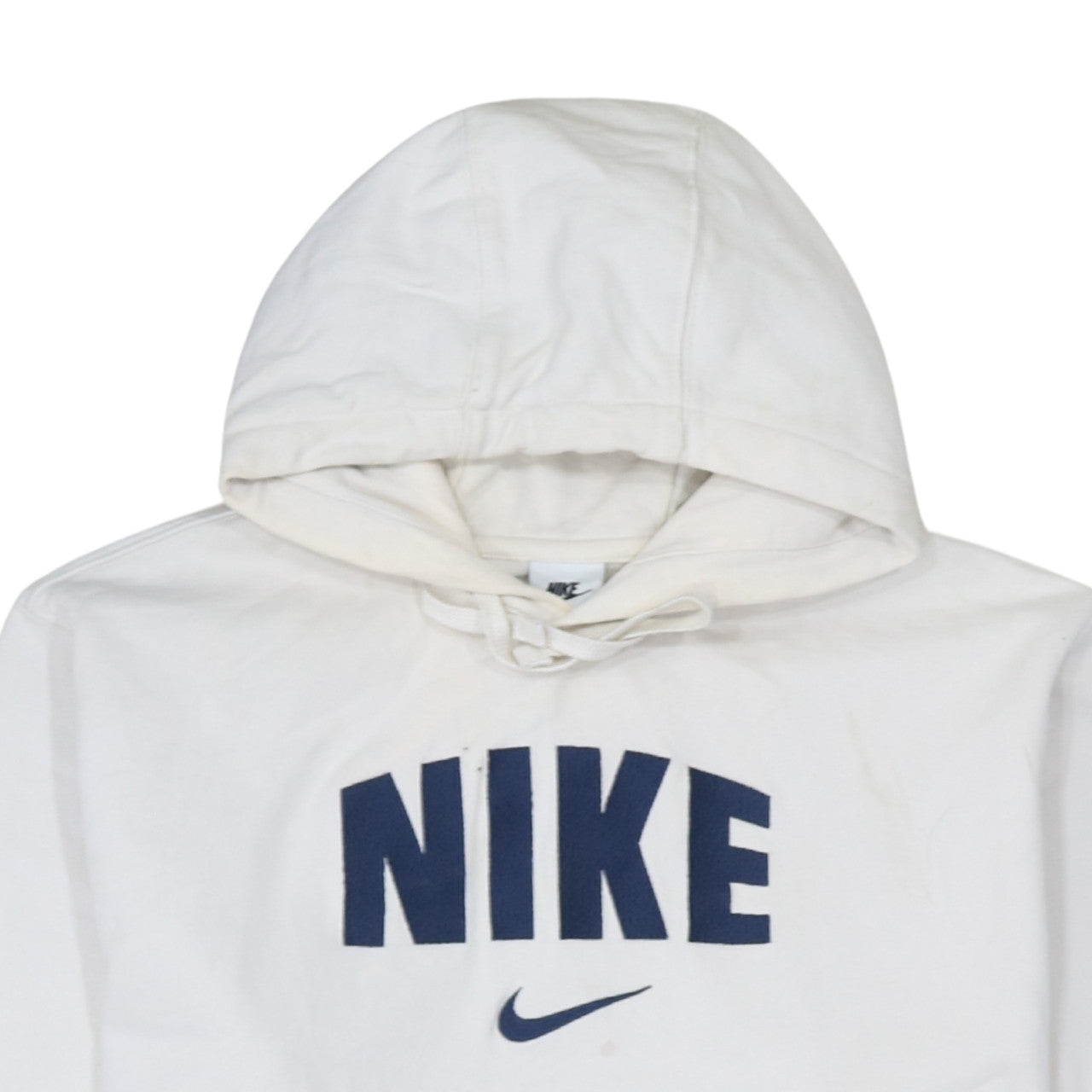 Additional view of Nike Women's White Pullover Hoodie XL Cotton Logo Print Sportswear