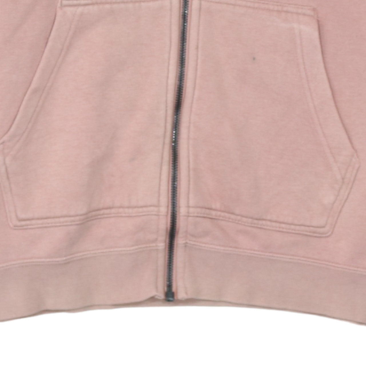 Nike Womens Pink Full Zip Hoodie Small Cotton Blend Sweatshirt