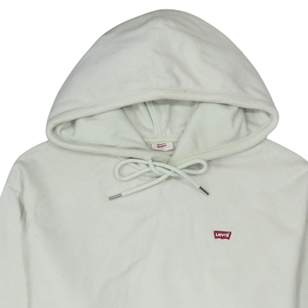 Additional view of Levi's Men's White Pullover Hoodie Medium Regular Fit Logo