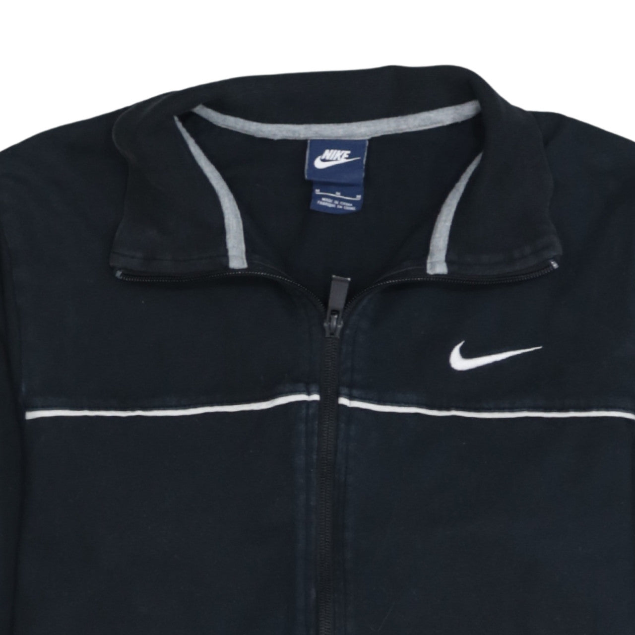 Additional view of Nike Men's Black Medium Track Jacket Full Zip Athletic Top
