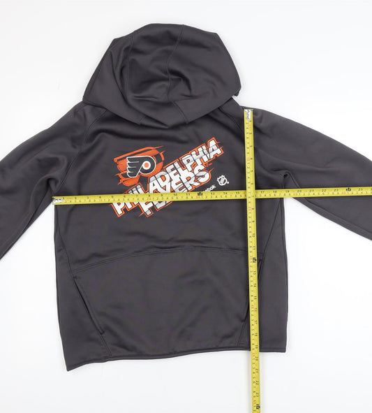 Reebok Men’s Grey Philadelphia Flyers Pullover Hoodie Size L