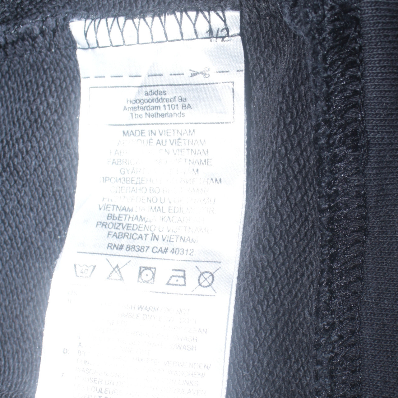 Additional view of adidas Women's Black Crew Neck Pullover Sweatshirt, size 18