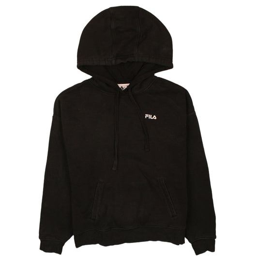 Fila Men's Black Pullover Hoodie Small Regular Fit