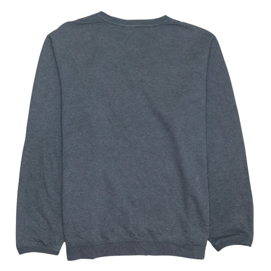 Nike Men’s Grey XL Pullover Crew Neck Logo Sweatshirt