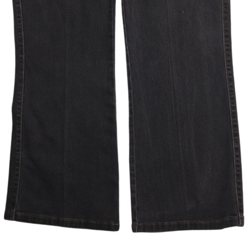 VF Jeanswear Women's Black Bootcut Stretch Denim Jeans Size 16