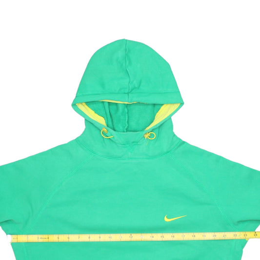 Nike Women's Green Pullover Hoodie M Hooded Sweatshirt 08 Print