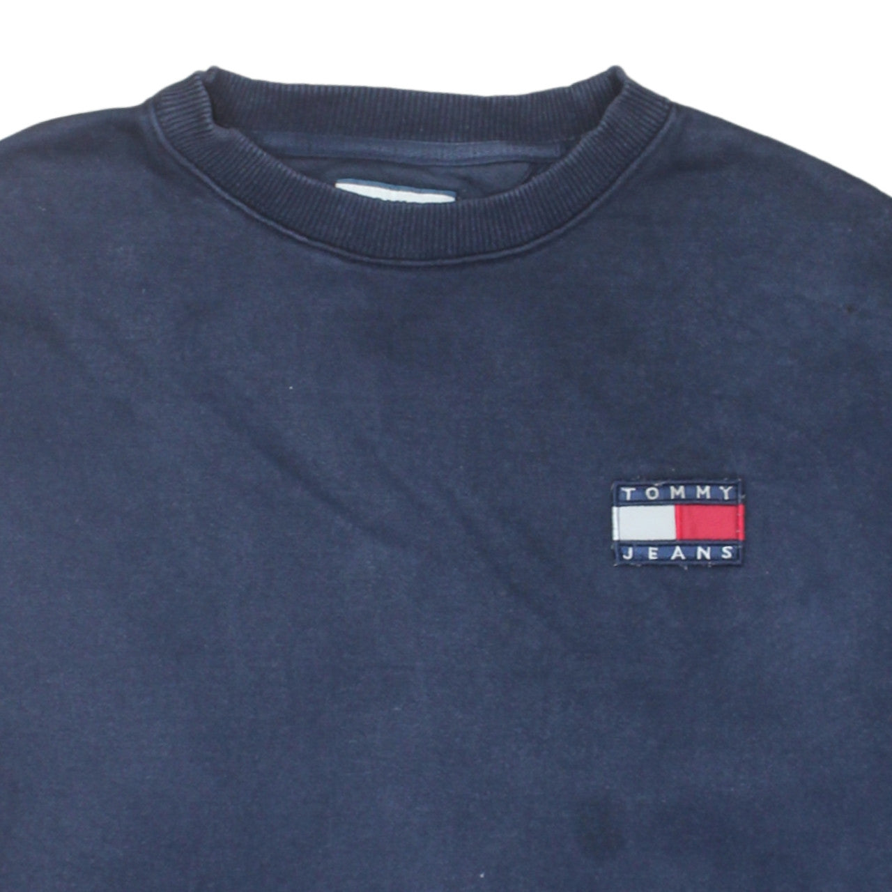 Additional view of Tommy Jeans Men’s Blue XS Pullover Sweatshirt with Logo