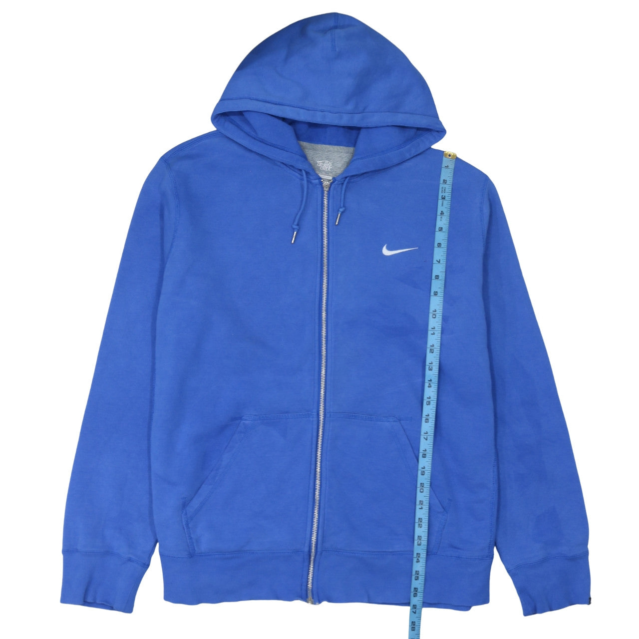 Nike Men's Blue Full Zip Hoodie 2XL Regular Fit Sportswear