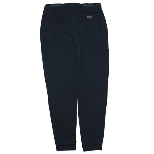 Kappa Women’s Black Jogger Sweatpants Small Elastic Waist Logo