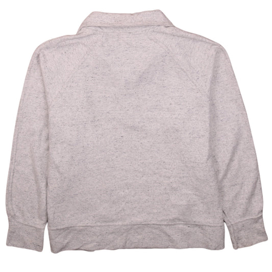 Nike Men's Grey 1/4 Zip Pullover Sweatshirt Size L Regular Fit