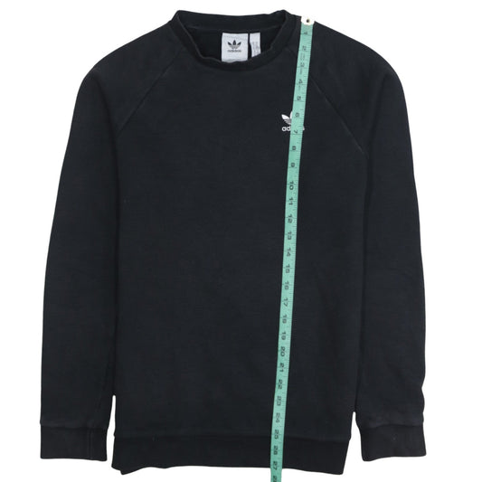 Adidas Men's Black Crew Neck Pullover Sweatshirt XS