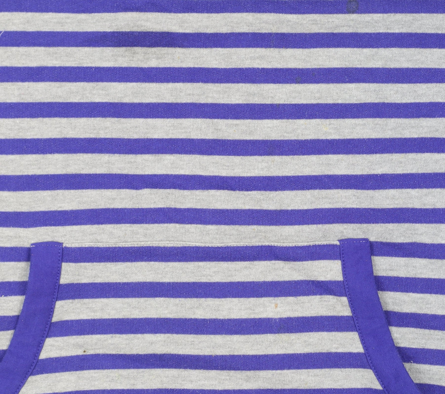 Cotton Traders Women’s Blue Stripe Cotton Blend Pullover Jumper Size 14
