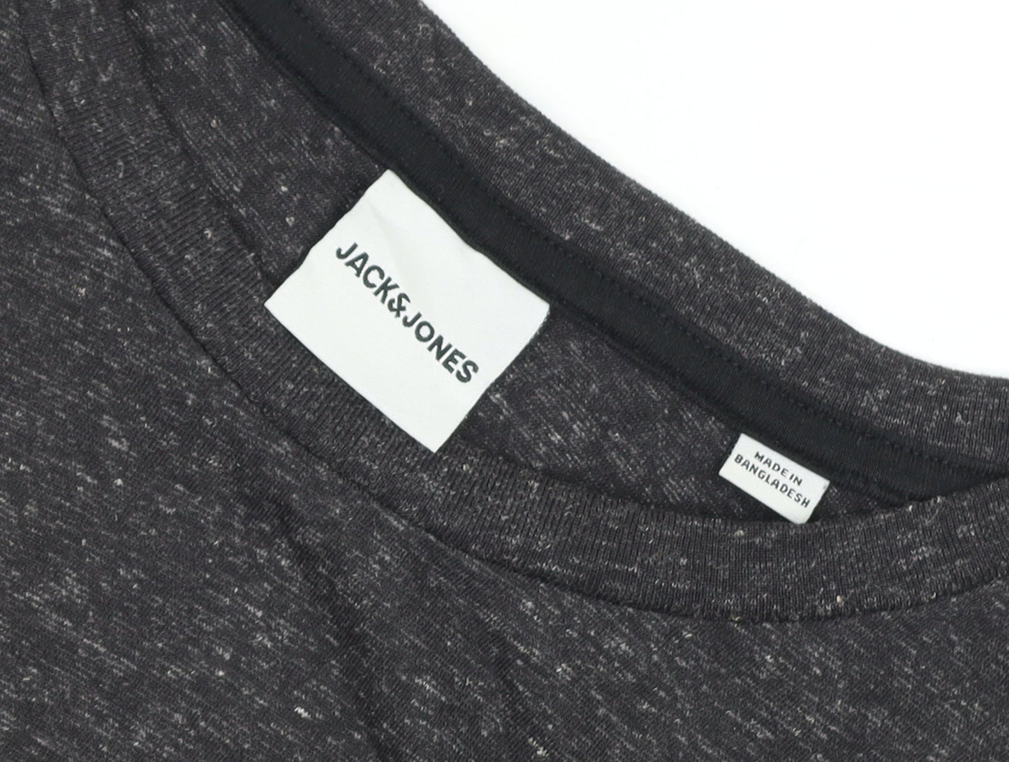 Jack & Jones Men’s Grey Long Sleeve Crew Neck Casual Top Size M