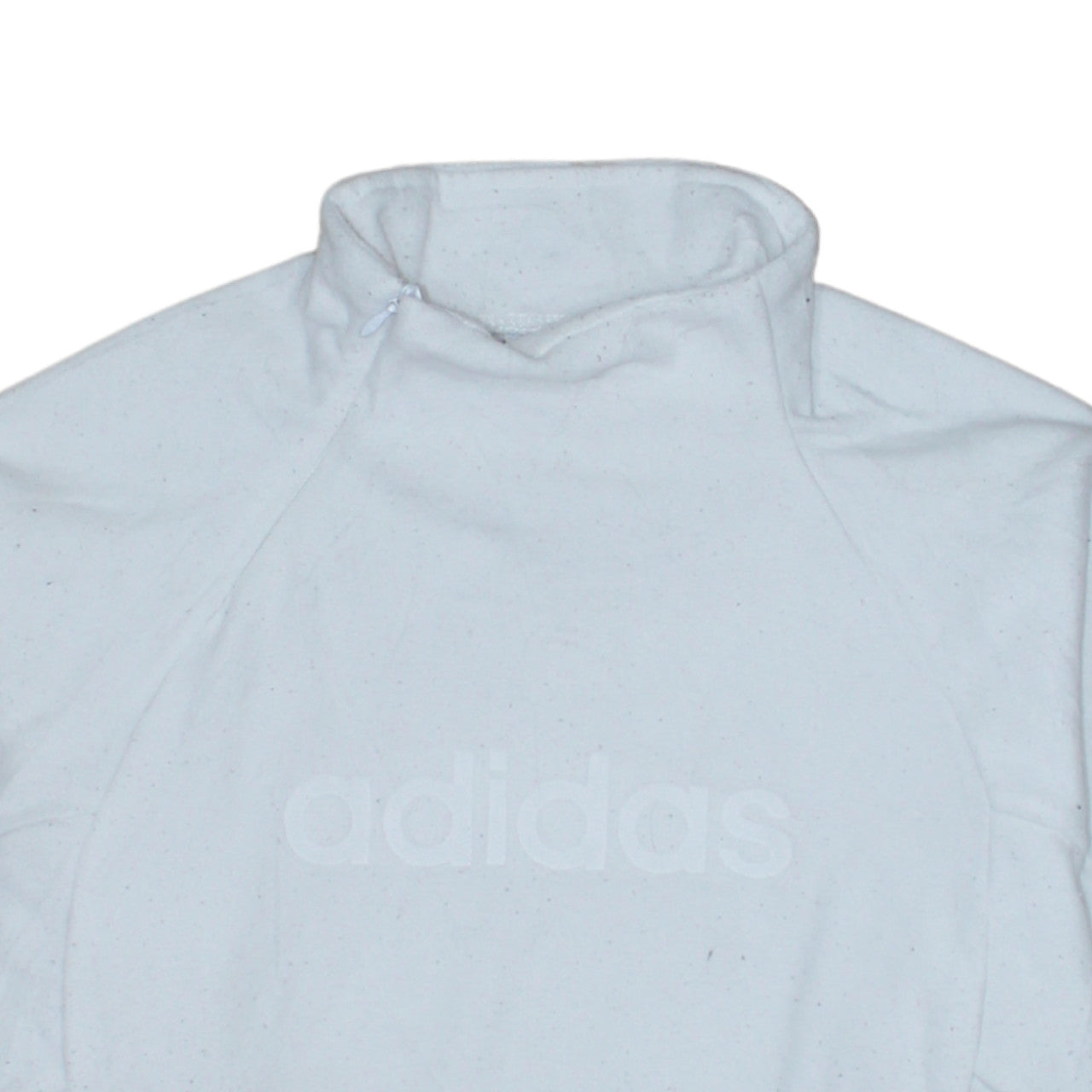 Adidas Women White Size 14 Long Sleeve Pullover Sweatshirt