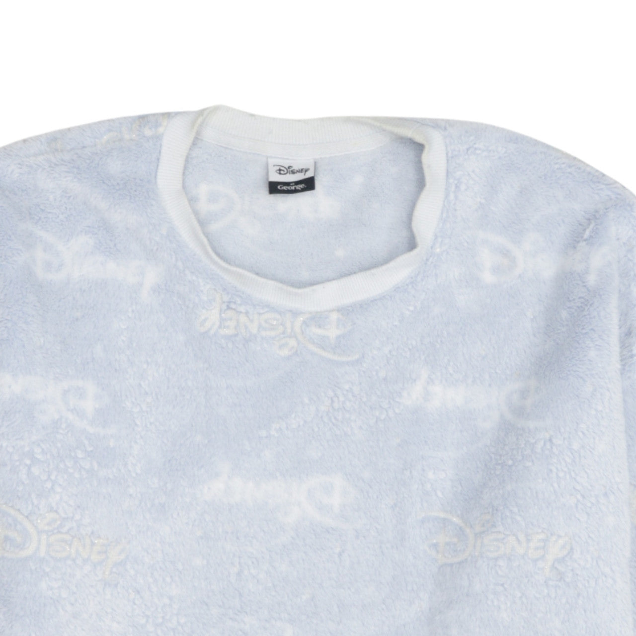 Additional view of Disney at George Women’s Blue Fleece Nightshirt Top, size UK 12-14
