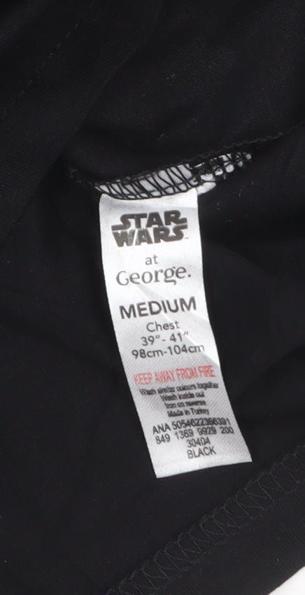 Star Wars Darth Vader Black Graphic T-Shirt George Men M