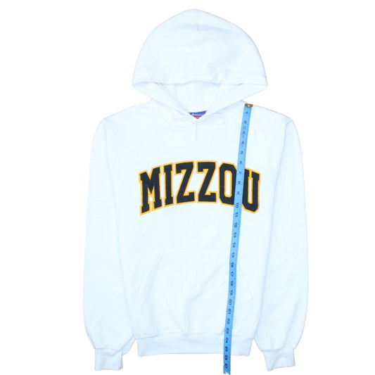 Champion Womens White Mizzou Pullover Hoodie Size S