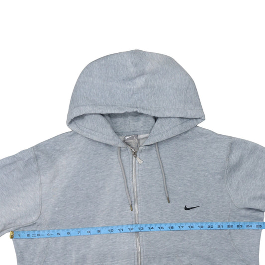 Nike Men's Grey Full Zip Hoodie L Sportswear Sweatshirt