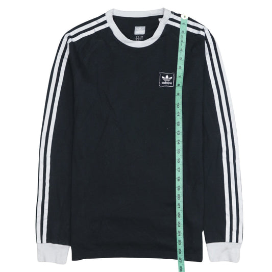 Adidas Men's Black Long Sleeve Crew Neck Casual Top Size S