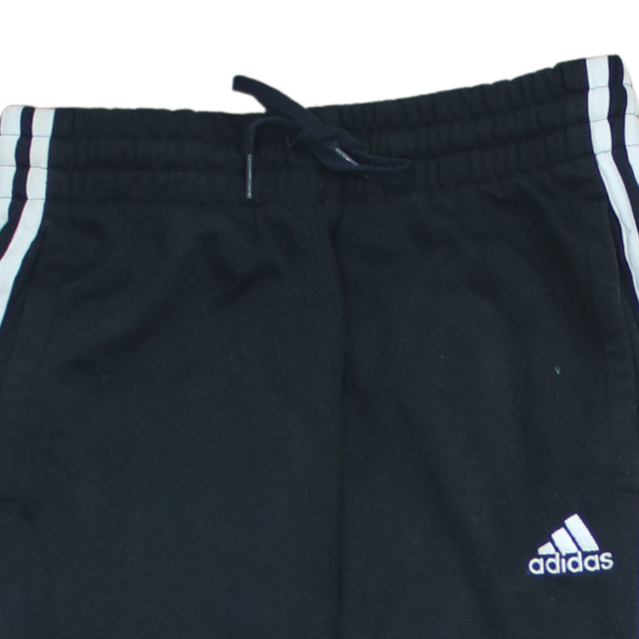 Adidas Womens Black XS Jogger Sweatpants with Side Stripes